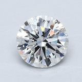 2 Carat Round - Natural Diamond - 2.04 - D - SI1 - EX - EX - EX - Diamonds By Rothschild