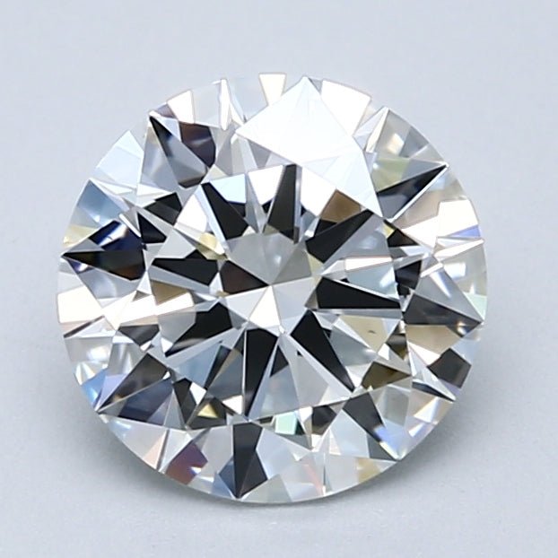 2 Carat Round - Natural Diamond - 2.04 - D - VS1 - EX - EX - EX - Diamonds By Rothschild