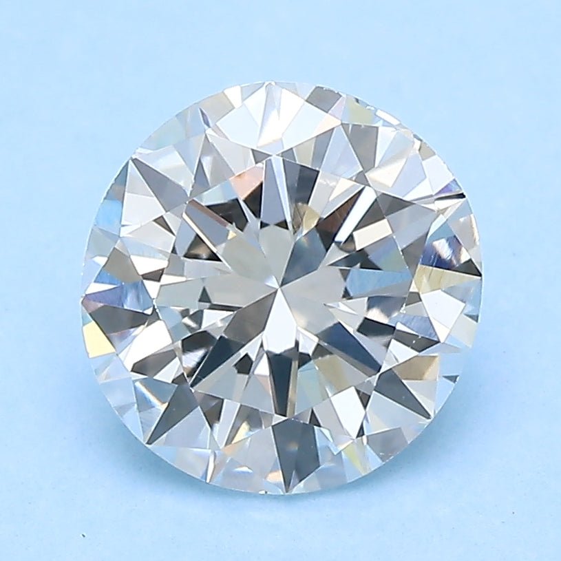 2 Carat Round - Natural Diamond - 2.04 - F - VS1 - G - G - f - Diamonds By Rothschild