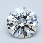 2 Carat Round - Natural Diamond - 2.07 - E - SI2 - EX - EX - EX - Diamonds By Rothschild