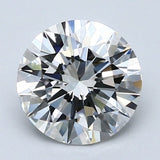 2 Carat Round - Natural Diamond - 2.1 - F - VVS1 - EX - EX - EX - Diamonds By Rothschild