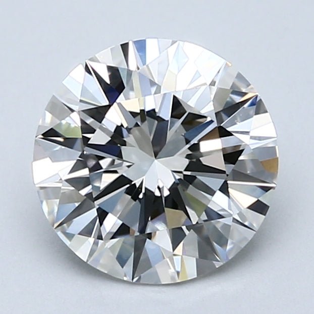 2 Carat Round - Natural Diamond - 2.1 - F - VVS1 - EX - EX - EX - Diamonds By Rothschild