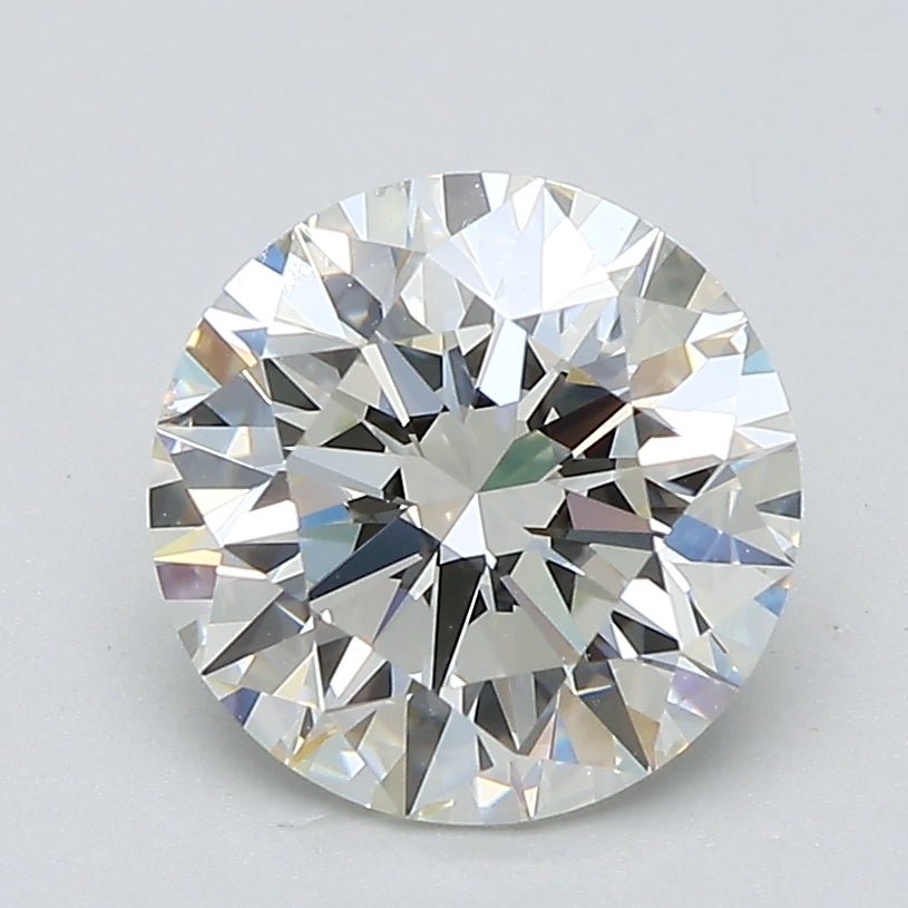 2 Carat Round - Natural Diamond - 2.1 - J - VS1 - EX - EX - EX - Diamonds By Rothschild