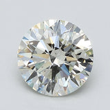 2 Carat Round - Natural Diamond - 2.11 - K - SI1 - EX - EX - EX - Diamonds By Rothschild