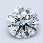 2 Carat Round - Natural Diamond - 2.14 - G - SI2 - EX - EX - EX - Diamonds By Rothschild