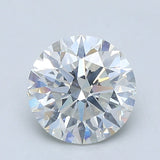 2 Carat Round - Natural Diamond - 2.16 - H - SI1 - EX - EX - EX - Diamonds By Rothschild