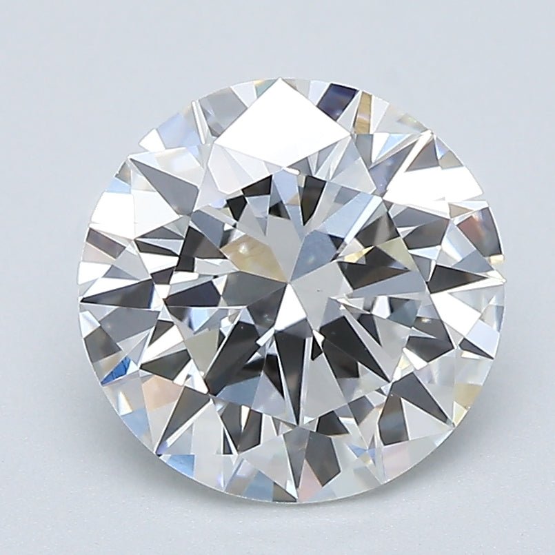 2 Carat Round - Natural Diamond - 2.19 - F - VS2 - VG - VG - G - Diamonds By Rothschild