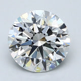 2 Carat Round - Natural Diamond - 2.2 - D - VS1 - EX - EX - EX - Diamonds By Rothschild