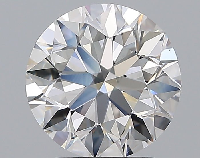 2 Carat Round - Natural Diamond - 2.2 - F - SI1 - EX - EX - EX - Diamonds By Rothschild