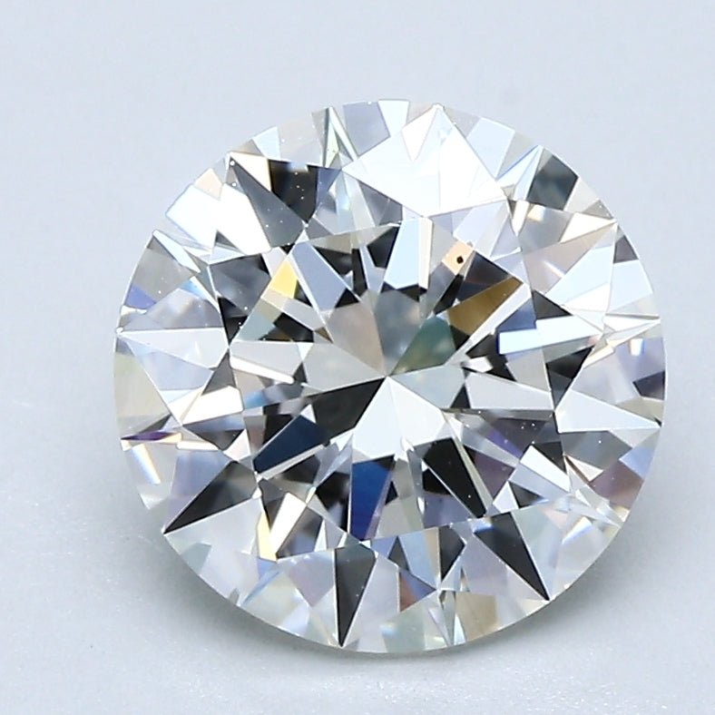 2 Carat Round - Natural Diamond - 2.2 - G - VS2 - EX - VG - EX - Diamonds By Rothschild