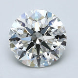 2 Carat Round - Natural Diamond - 2.2 - I - SI1 - EX - EX - EX - Diamonds By Rothschild