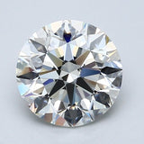 2 Carat Round - Natural Diamond - 2.2 - I - Very Slightly Included - EX - EX - EX - Diamonds By Rothschild