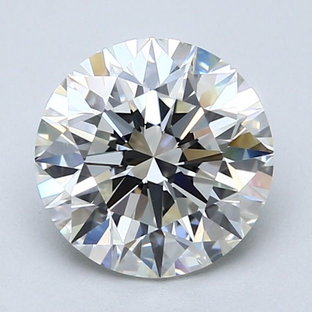 2 Carat Round - Natural Diamond - 2.2 - I - VS1 - EX - EX - EX - Diamonds By Rothschild