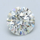 2 Carat Round - Natural Diamond - 2.2 - J - SI2 - EX - EX - EX - Diamonds By Rothschild