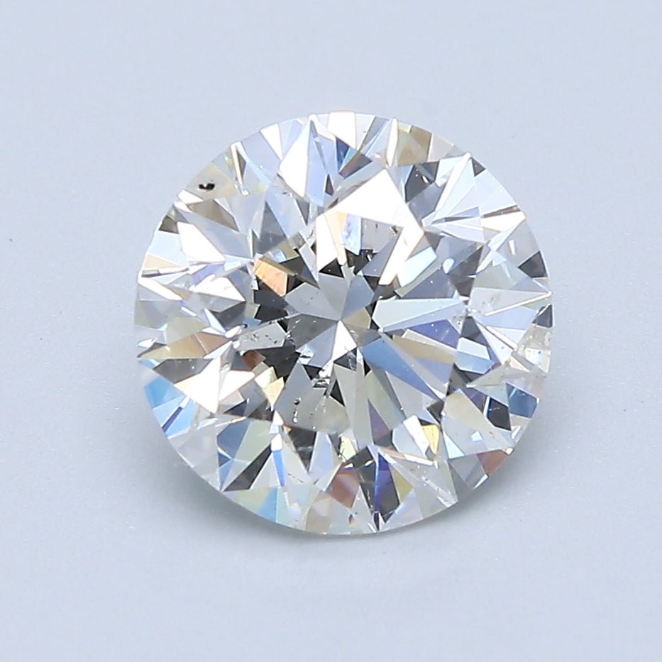 2 Carat Round - Natural Diamond - 2.21 - G - SI2 - EX - EX - EX - Diamonds By Rothschild