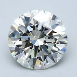 2 Carat Round - Natural Diamond - 2.21 - H - VVS1 - EX - EX - EX - Diamonds By Rothschild