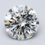 2 Carat Round - Natural Diamond - 2.21 - I - SI2 - EX - EX - EX - Diamonds By Rothschild
