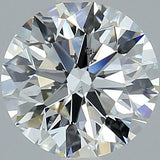 2 Carat Round - Natural Diamond - 2.22 - G - SI1 - EX - EX - EX - Diamonds By Rothschild
