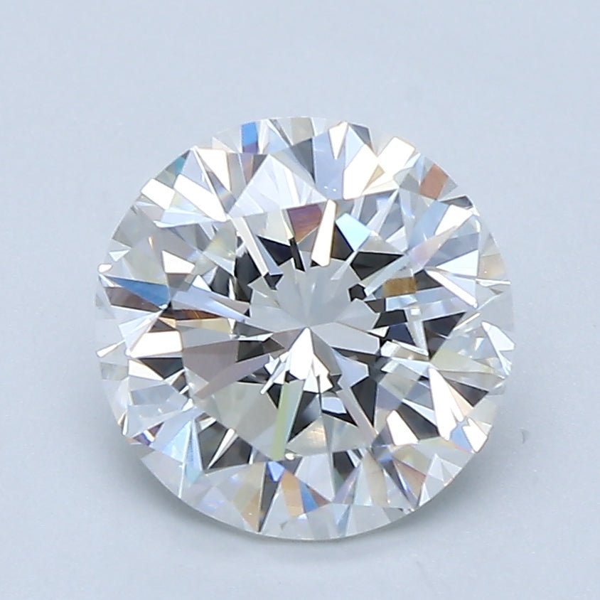 2 Carat Round - Natural Diamond - 2.23 - F - SI1 - G - G - G - Diamonds By Rothschild