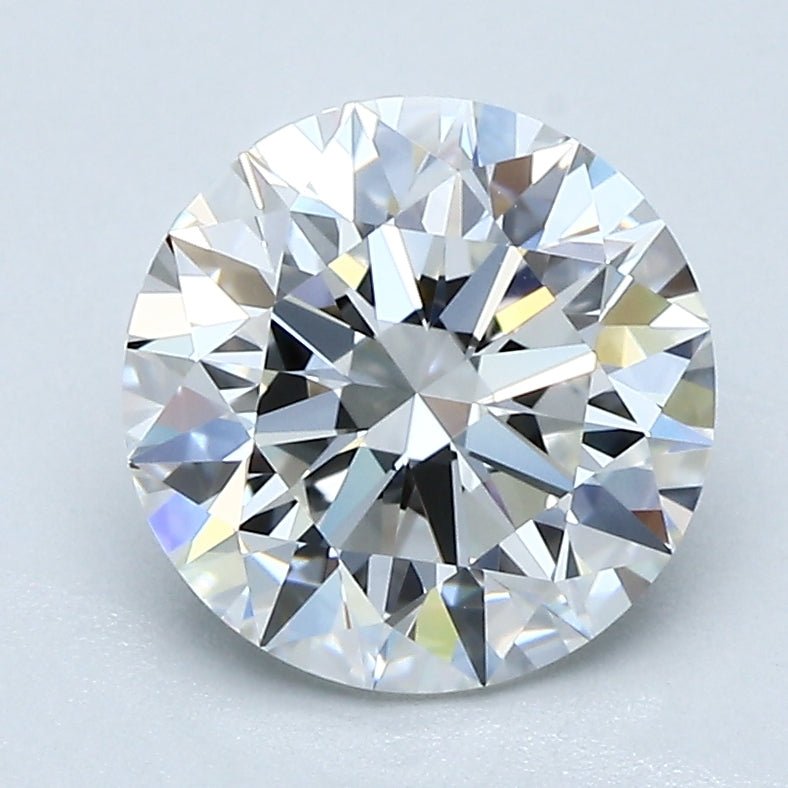 2 Carat Round - Natural Diamond - 2.24 - G - IF - EX - EX - EX - Diamonds By Rothschild