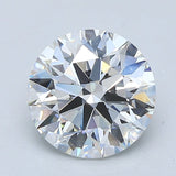 2 Carat Round - Natural Diamond - 2.26 - E - VVS1 - EX - EX - EX - Diamonds By Rothschild