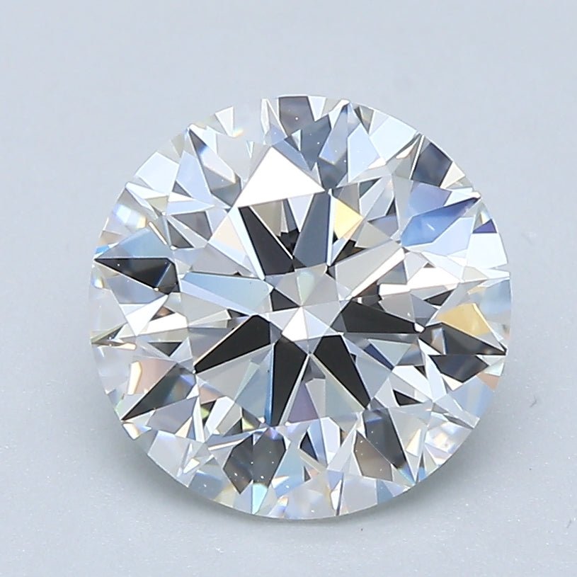 2 Carat Round - Natural Diamond - 2.26 - E - VVS1 - EX - EX - EX - Diamonds By Rothschild