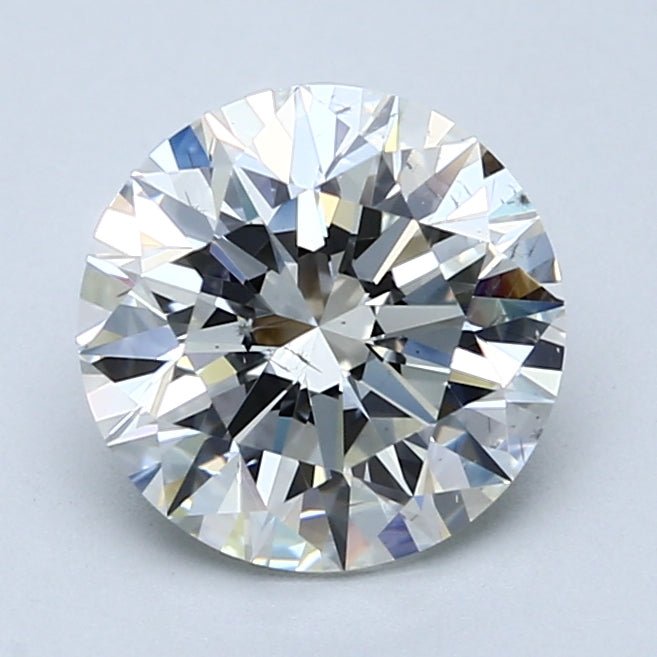 2 Carat Round - Natural Diamond - 2.3 - I - SI1 - EX - EX - EX - Diamonds By Rothschild