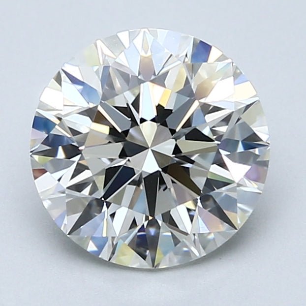 2 Carat Round - Natural Diamond - 2.3 - I - VVS2 - EX - EX - EX - Diamonds By Rothschild