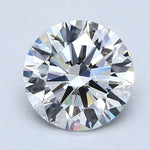 2 Carat Round - Natural Diamond - 2.35 - G - VVS2 - EX - EX - EX - Diamonds By Rothschild