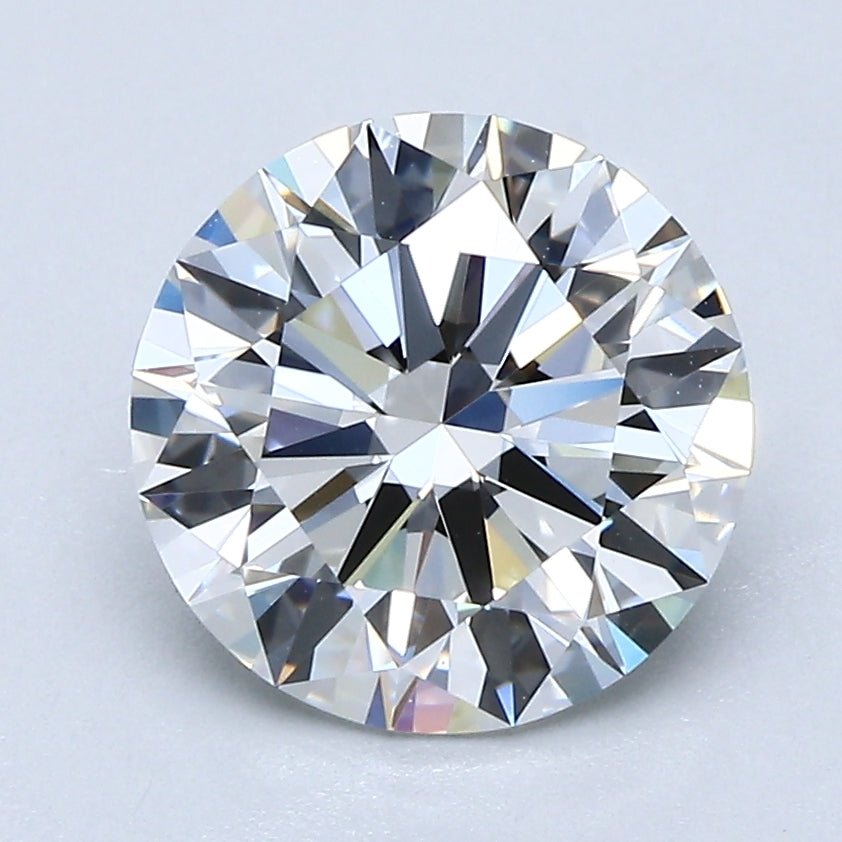 2 Carat Round - Natural Diamond - 2.35 - G - VVS2 - EX - EX - EX - Diamonds By Rothschild