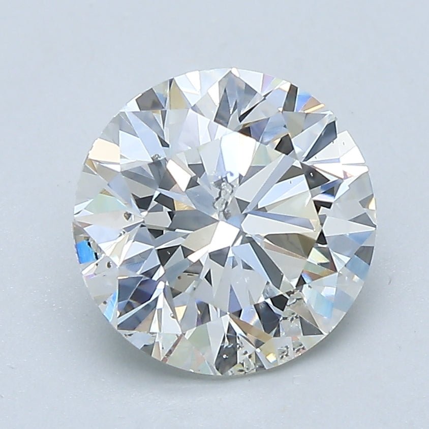2 Carat Round - Natural Diamond - 2.36 - F - SI2 - EX - VG - VG - Diamonds By Rothschild