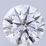 2 Carat Round - Natural Diamond - 2.37 - D - SI1 - EX - EX - EX - Diamonds By Rothschild
