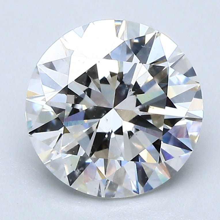 2 Carat Round - Natural Diamond - 2.39 - G - SI1 - EX - EX - EX - Diamonds By Rothschild