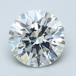 2 Carat Round - Natural Diamond - G - SI2 - 2.01 - EX - EX - EX - Diamonds By Rothschild