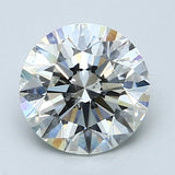2 Carat Round - Natural Diamond - H - SI2 - 2.01 - EX - EX - EX - Diamonds By Rothschild