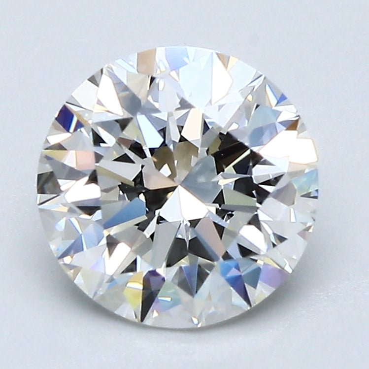 2 Carat Round - Natural Diamond - H - VVS1 - 2.02 - EX - EX - EX - Diamonds By Rothschild