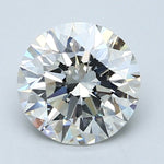 2 Carat Round - Natural Diamond - H - VVS1 - 2.02 - EX - EX - EX - Diamonds By Rothschild