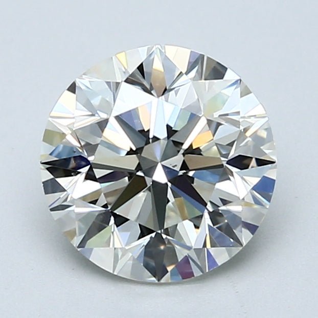 2 Carat Round - Natural Diamond - J - VS2 - 2 - EX - EX - EX - Diamonds By Rothschild