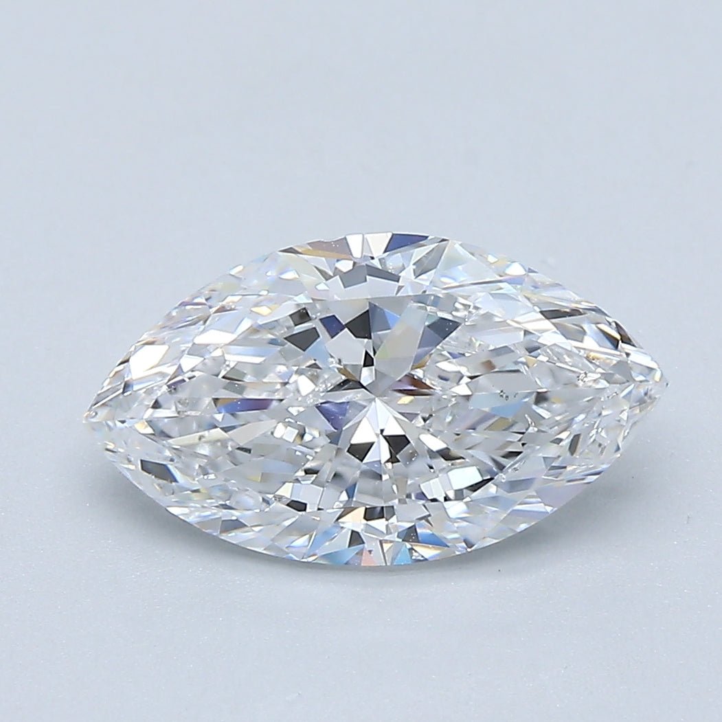 2 Marquise Carat - Natural Diamond - 2.01 - D - SI1 - VG - VG - Diamonds By Rothschild