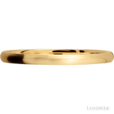 2 mm wide Domed 14K Yellow Gold band. - Diamonds By Rothschild