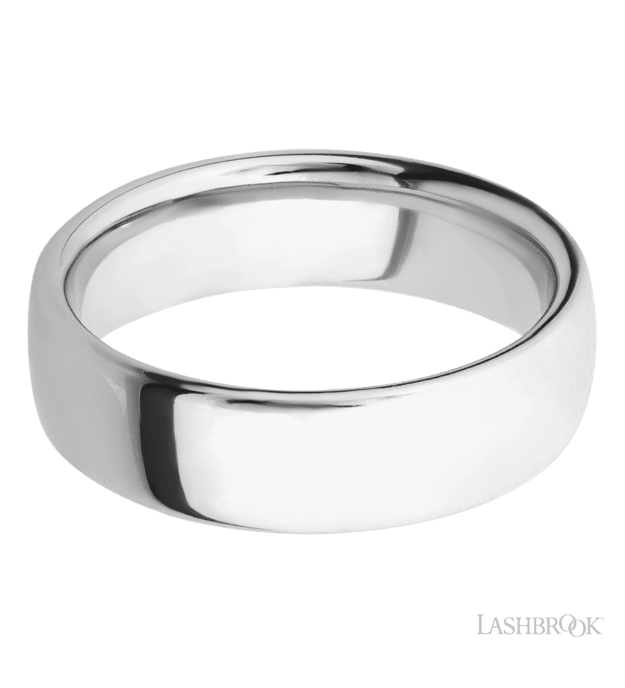 7 mm wide Ultra Comfort (our most comfortable profile) 14K White Gold band.