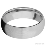 7 mm wide Domed Titanium band.