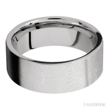 8 mm wide Flat Cobalt Chrome band.