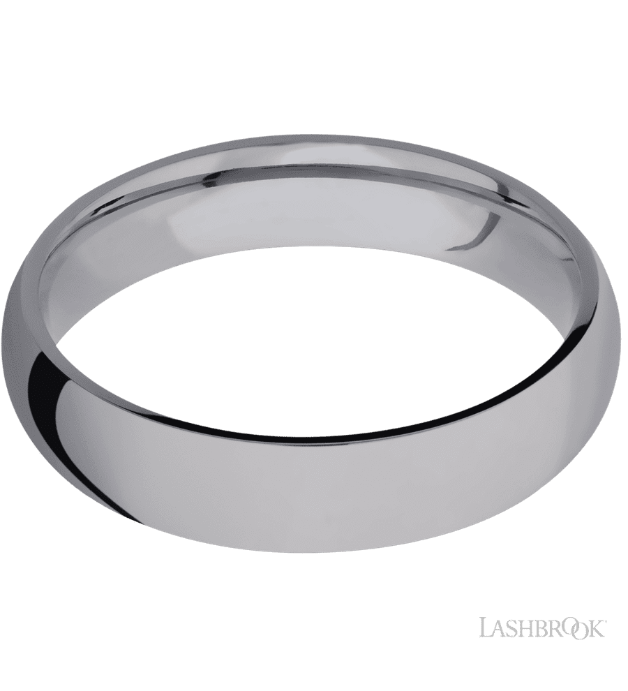 5 mm wide Domed Tantalum band.