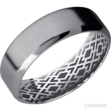 7 mm wide High Bevel Tantalum band.