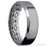 7 mm wide High Bevel Tantalum band.