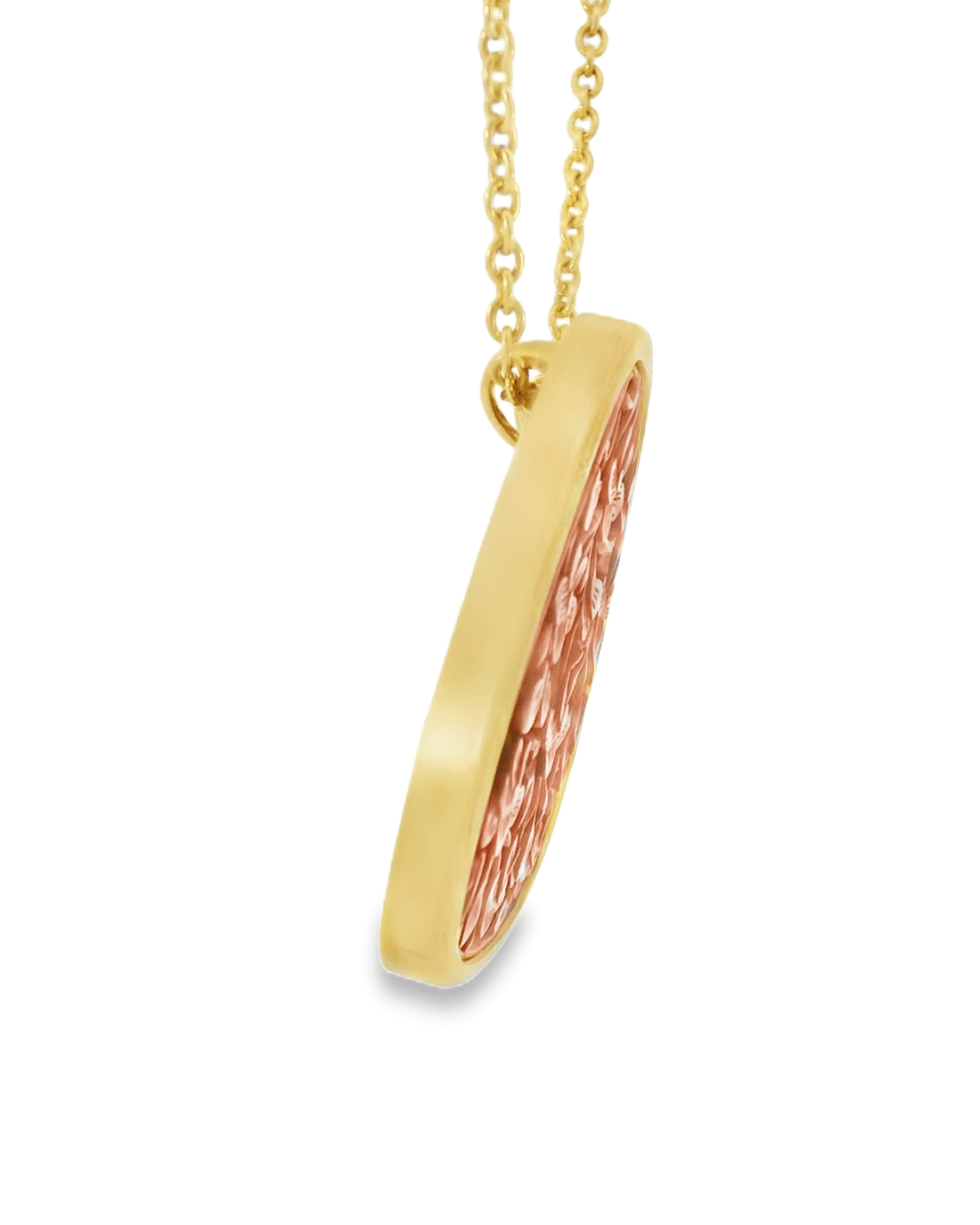 22KY Carved Cinnabar Necklace - Diamonds By Rothschild