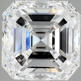2.5 Carat Asscher Cut Natural Diamond - D VVS2 - 2.51ct - EX Cut Grade - Diamonds By Rothschild