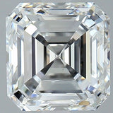 2.5 Carat Asscher - Natural Diamond - 2.5 - F - VS2 - VG - EX - VG - Diamonds By Rothschild
