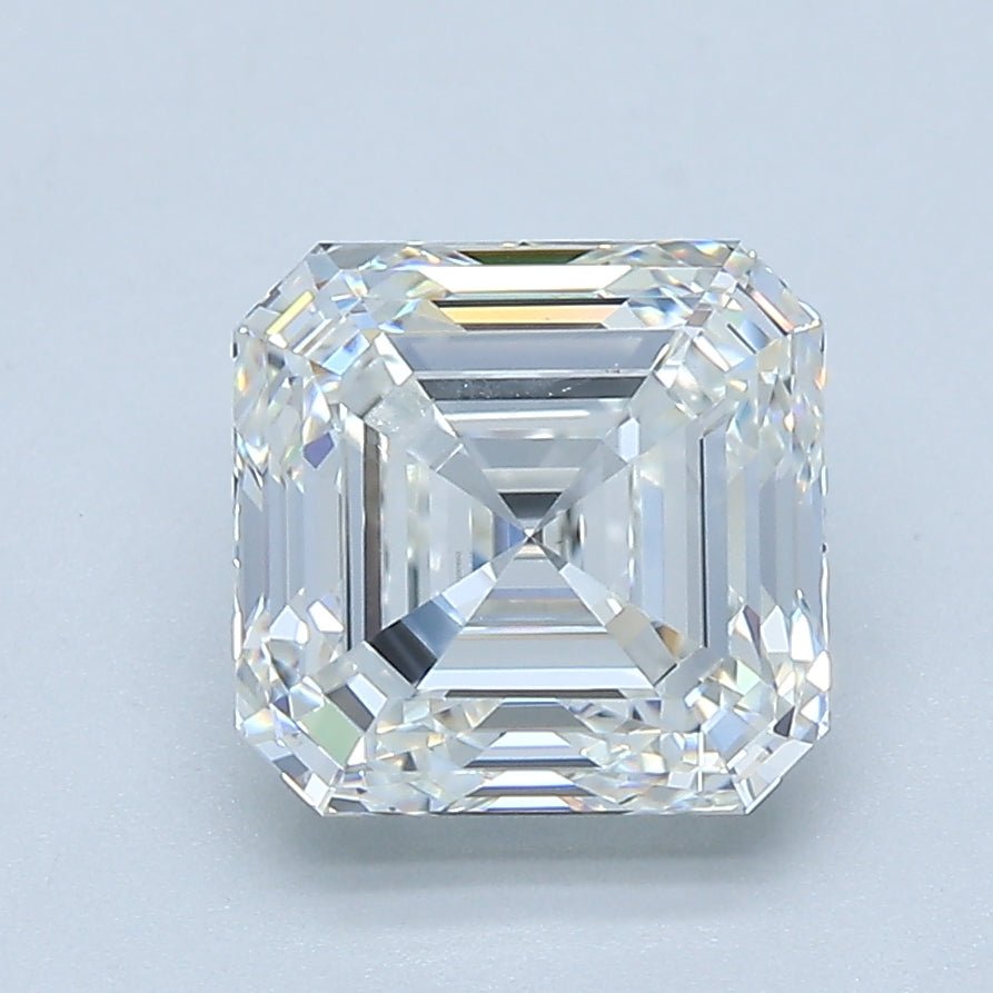 2.5 Carat Asscher - Natural Diamond - 2.5 - G - VS1 - EX - EX - Diamonds By Rothschild